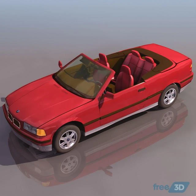 BMW 325i 2-door coupe 3D Model Free Download BMW 325i 2-door coupe 3D Model Free Download