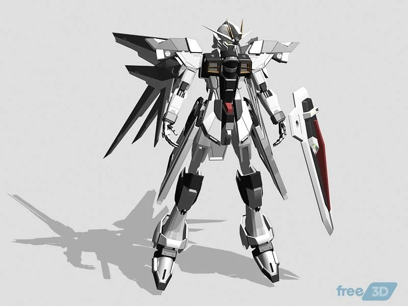 Black Freedom Gundam 3D Model Free Download Black Freedom Gundam 3D Model Free Download