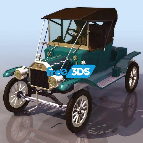 Ford Model T automobile 3D Model Free Download Ford Model T automobile 3D Model Free Download