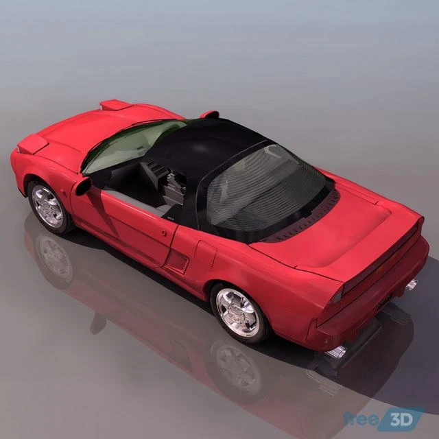 Honda Acura NSX 3D Model Free Download