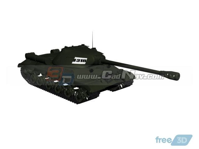 Light tank 3D Model Free Download