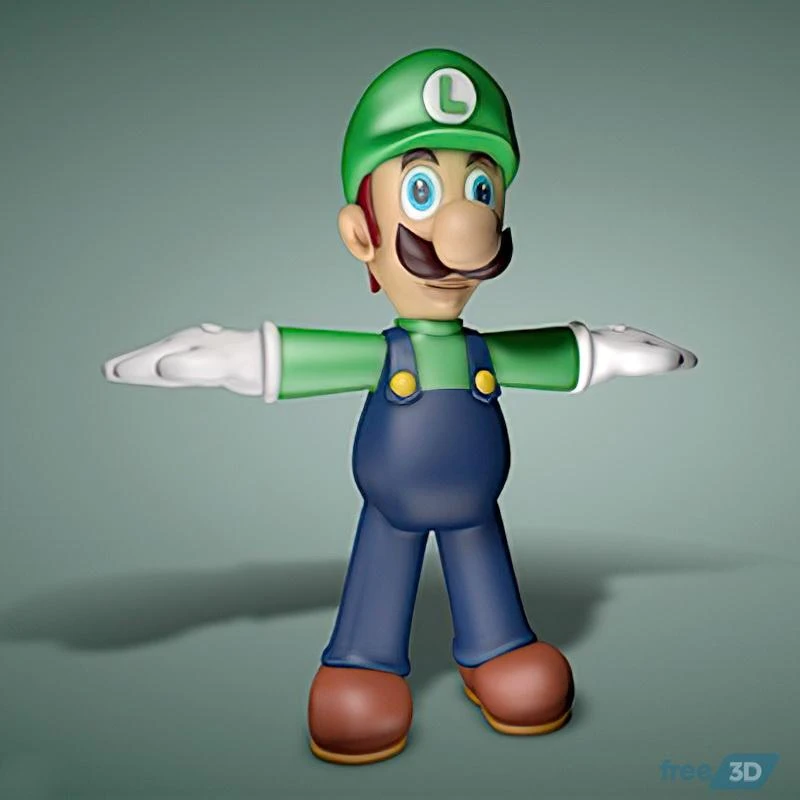 Mario Luigi 3D Model Free Download Mario Luigi 3D Model Free Download