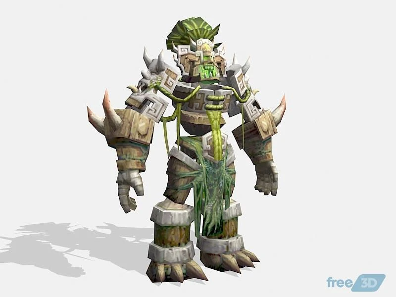 Stone Colossus 3D Model Free Download