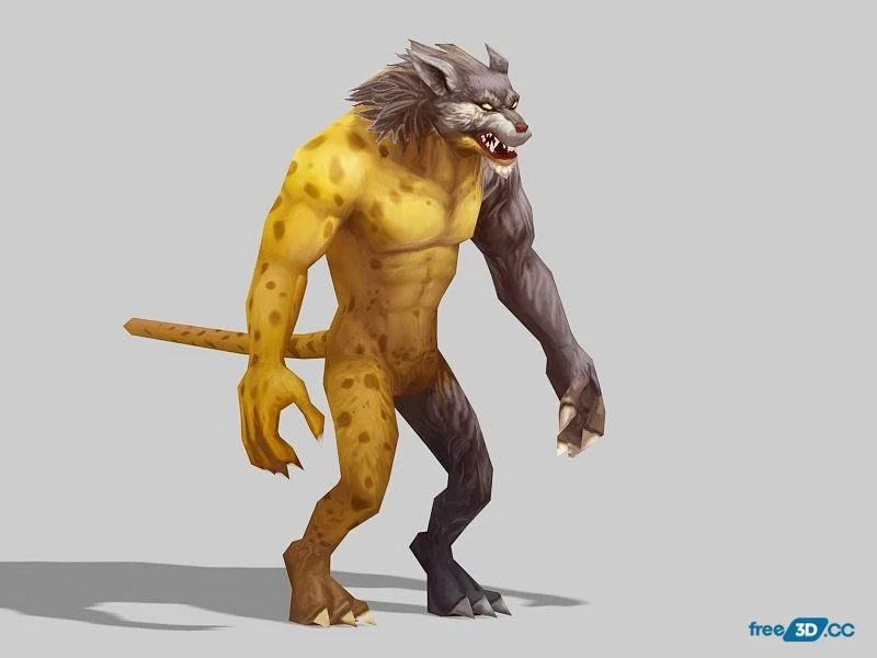 Anime Leopard 3D Model Free Download
