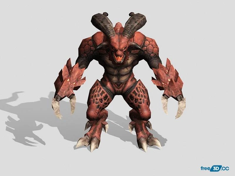 Demon of Hell 3D Model Free Download Demon of Hell 3D Model Free Download