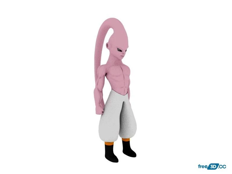 Dragon Ball Majin Buu 3D Model Free Download