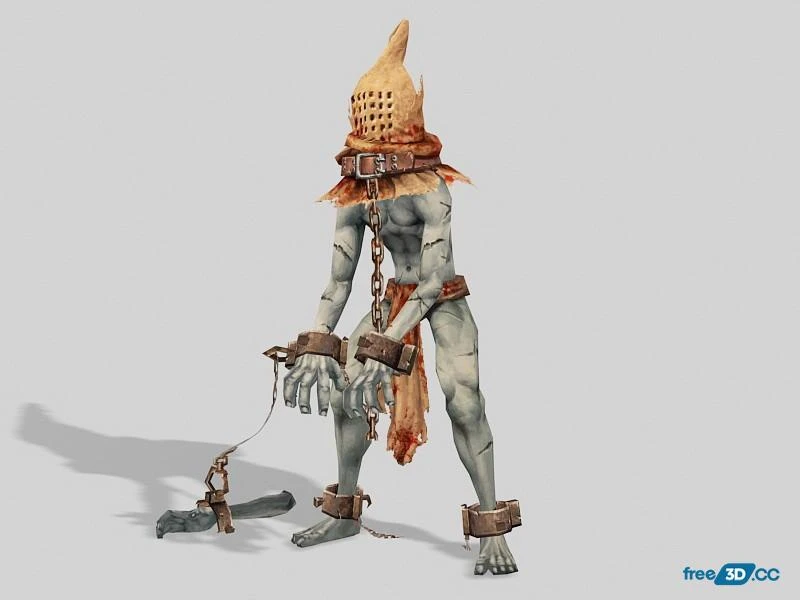 Undead Zombie Prisoner 3D Model Free Download Undead Zombie Prisoner 3D Model Free Download