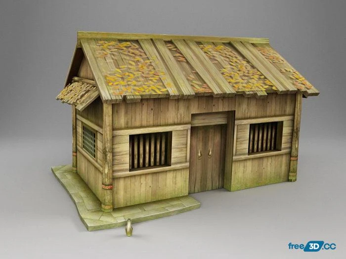 Chinese House 3D Model Free Download