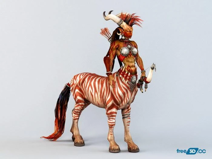Female Centaur 3D Model Free Download