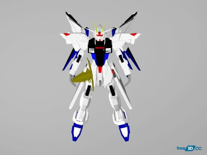 Freedom Gundam 3D Model Free Download