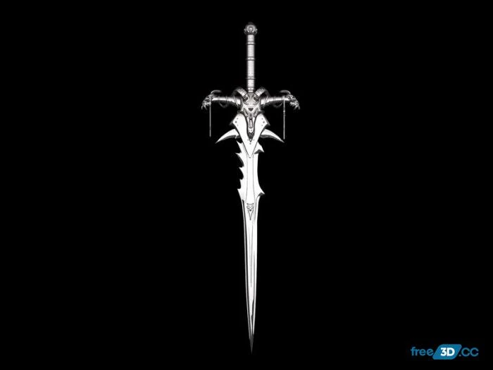 Frostmourne Lich King Arthas Sword 3D Model