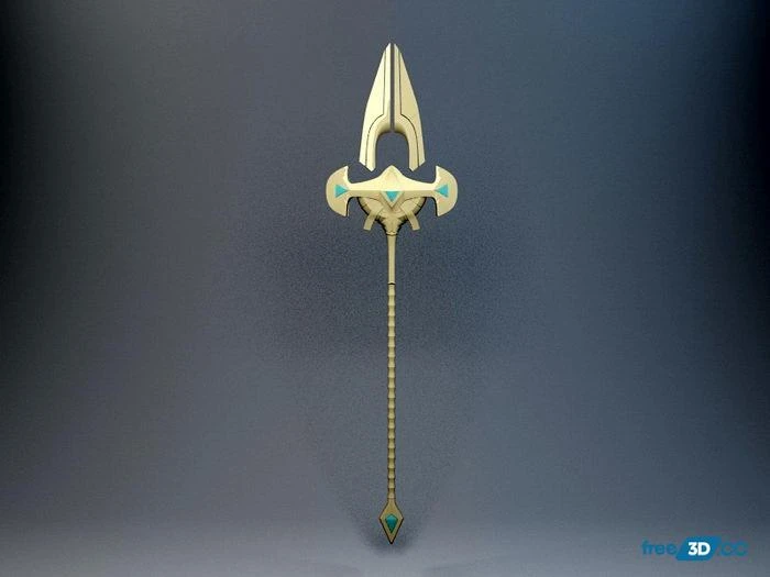 League of Legends – Azir Staff 3D Model