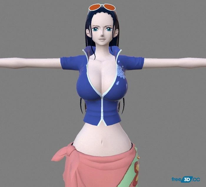 Nico Robin 3D Model Free Download