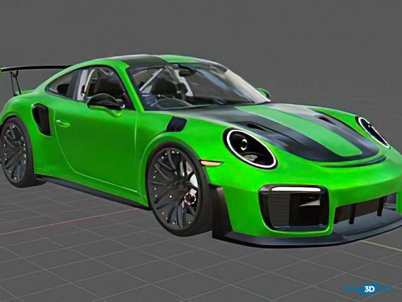 Porsche 911 GT2 RS 3D Model Download