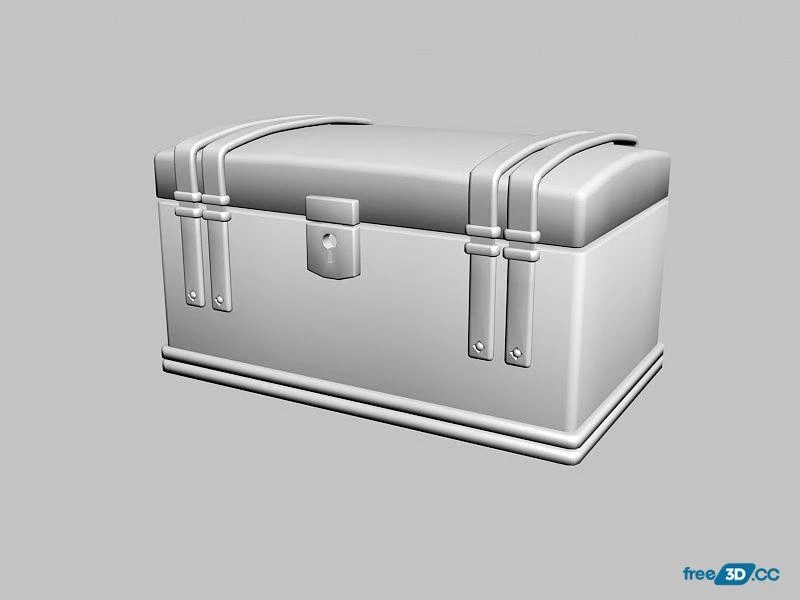 Treasure Chest Box 3D Model Free Download Treasure Chest Box 3D Model Free Download
