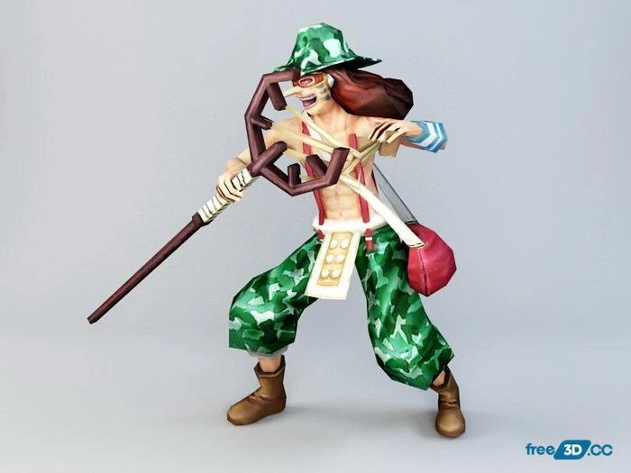 Usopp 3D Model Free Download