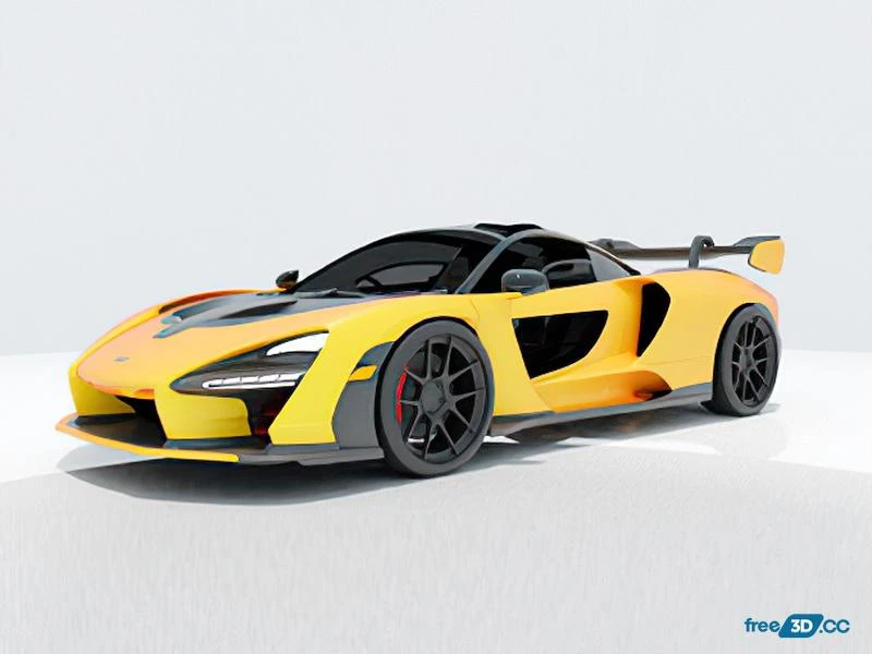 McLaren Senna 3D Model Free Download