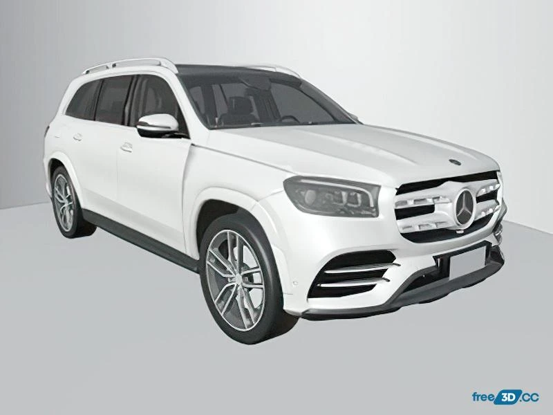 Mercedes Benz GLS 580 3D Model Free Download